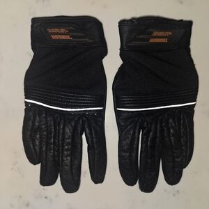 Mens Medium Harley-Davidson Full Finger Riding Gloves